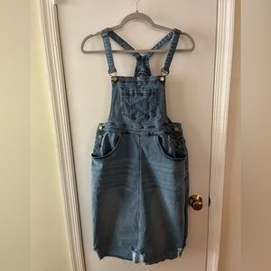 Denim Overall Dress
